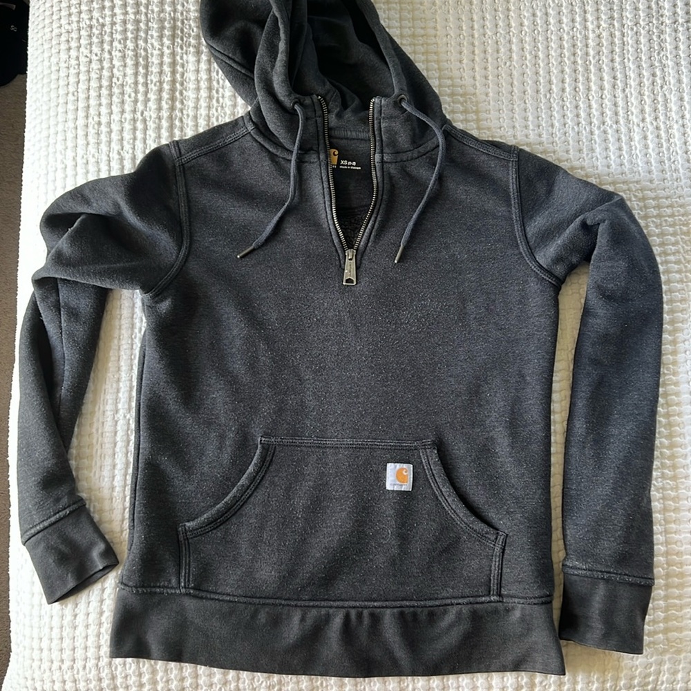 1/4 hooded CARHARTT sweatshirt